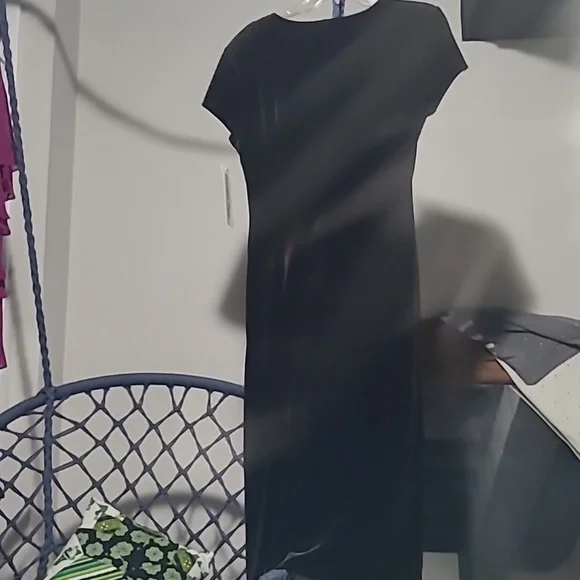 Amanda Lane Brown Velvet Midi Dress - Picture 5 of 6